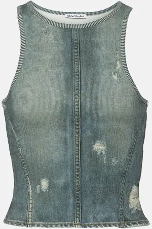 Acne Studios Elaia denim top