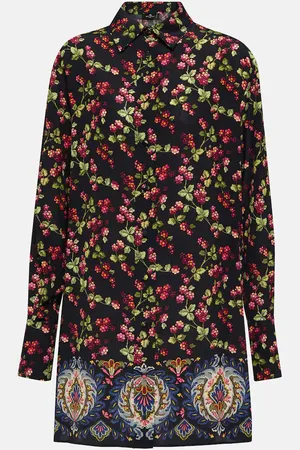 Etro Printed silk shirt