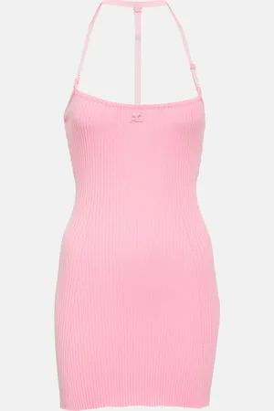 Courrèges CourrÃ¨ges Ribbed-knit minidress