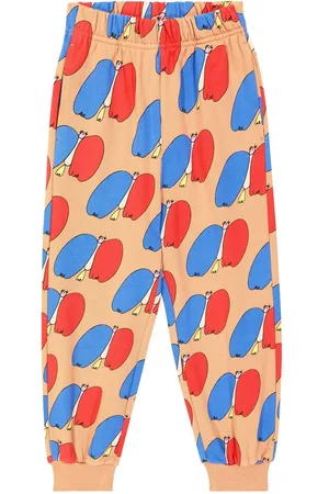 Jelly Mallow Printed cotton jersey sweatpants