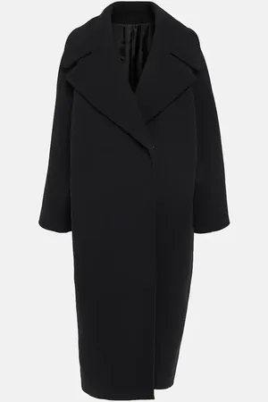 Alaïa AlaÃ¯a Cocoon wrap wool coat