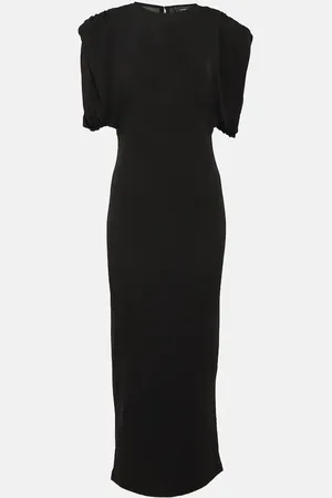 WARDROBE.NYC Ruched jersey midi dress
