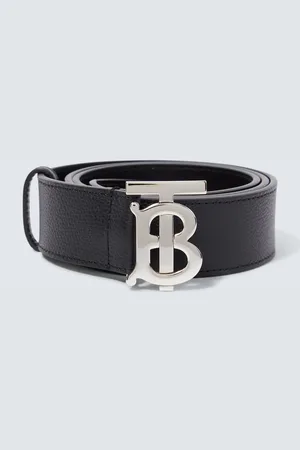 Burberry TB Monogram leather belt