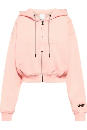 Reebok X Reebok cropped cotton hoodie