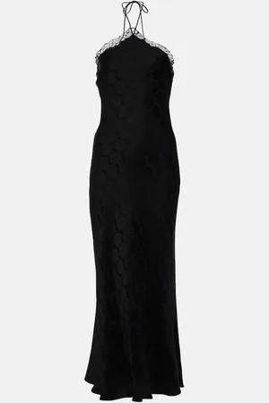 Stella McCartney Floral jacquard lace midi dress
