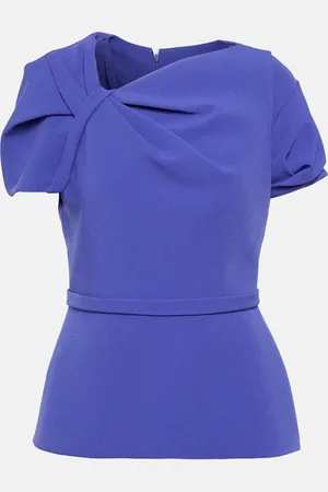 Safiyaa Cassiopeia crÃªpe top
