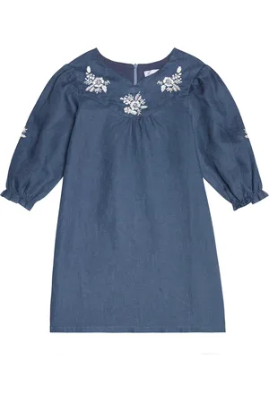 Tartine Et Chocolat Embroidered cotton dress