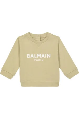 Balmain Baby logo cotton-blend sweatshirt