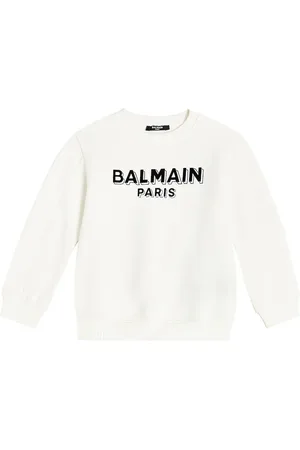 Balmain Logo cotton jersey sweatshirt