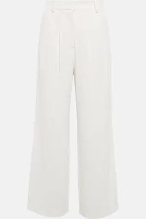 Etro Pleated high-rise cropped pants