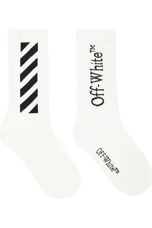OFF-WHITE Jacquard cotton-blend socks