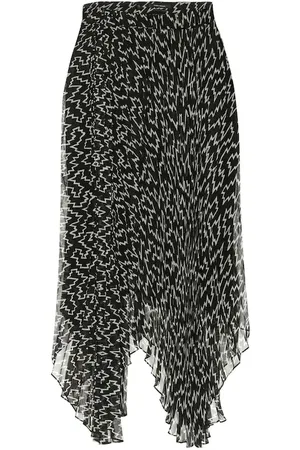 Isabel Marant Alena printed georgette midi skirt