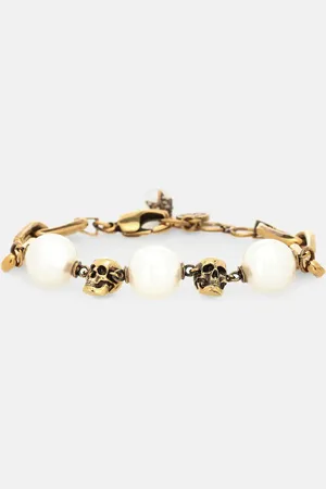 Alexander McQueen Faux pearl chain bracelet