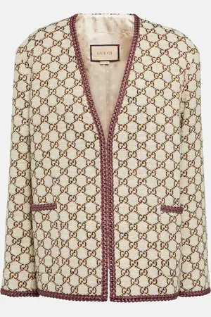 Gucci GG jacquard tweed jacket