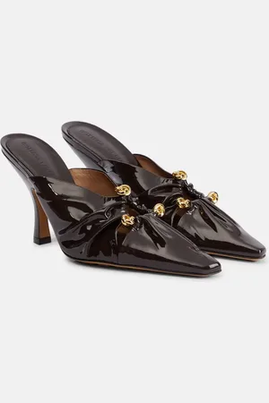 Bottega Veneta Bunnie patent leather mules