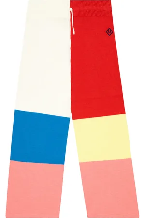 The Animals Observatory Crow colorblocked cotton pants