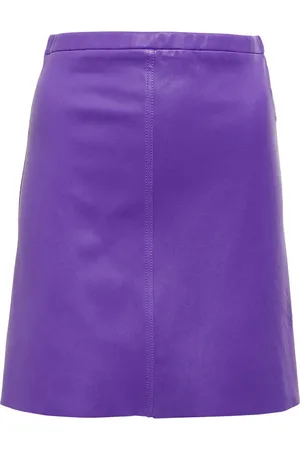 Stouls Lucie high-rise leather miniskirt