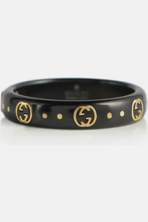 Gucci Icon 18kt gold and corundum ring
