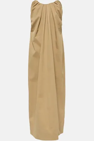 CO Off-shoulder tton-blend maxi dress