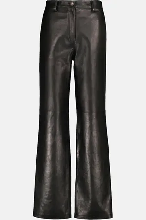 MAGDA BUTRYM High-rise leather flared pants