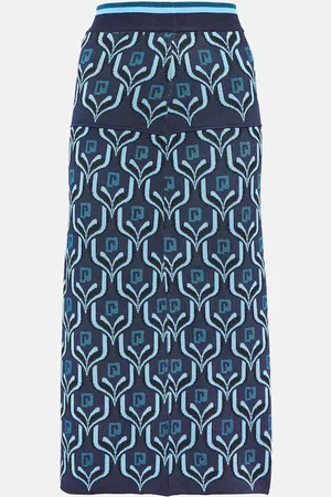 Paco rabanne Jacquard maxi skirt