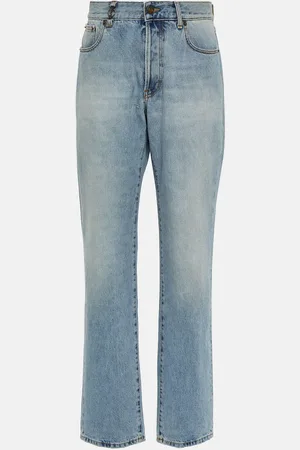Saint Laurent High-rise straight jeans