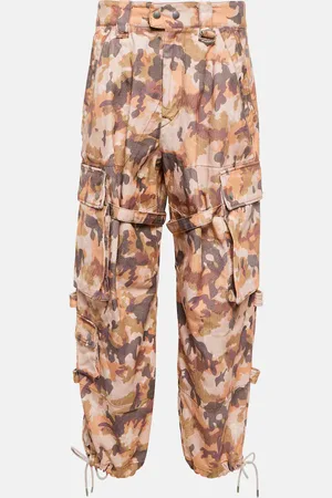 Isabel Marant Helore printed cotton cargo pants