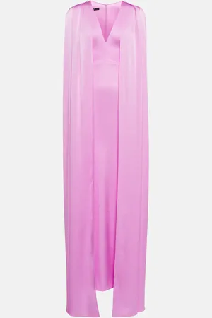 ALEX PERRY Hudson satin crÃªpe gown