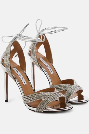 Aquazzura Ari 105 embellished sandals