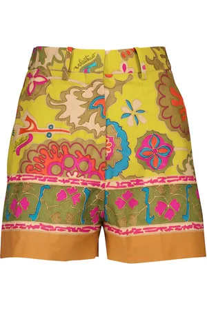 VALENTINO Printed cotton shorts