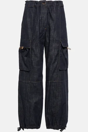 Brunello Cucinelli Mid-rise cargo jeans