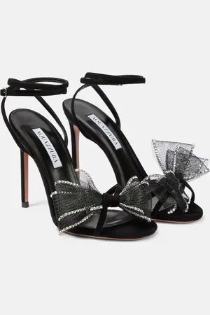 Aquazzura Reve embellished suede sandals