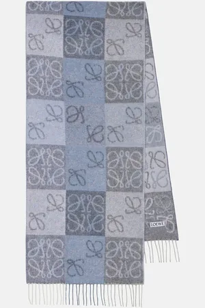 Loewe Anagram wool and cashmere scarf