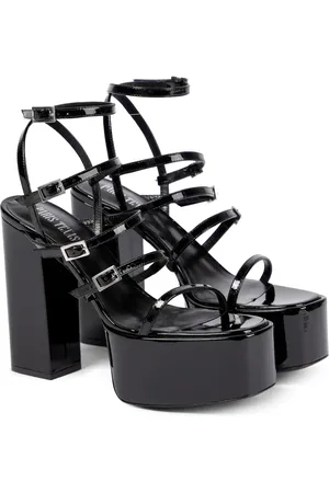 PARIS TEXAS Jessica leather platform sandals