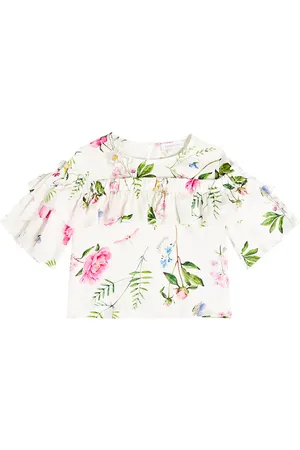 MONNALISA Ruffle floral top
