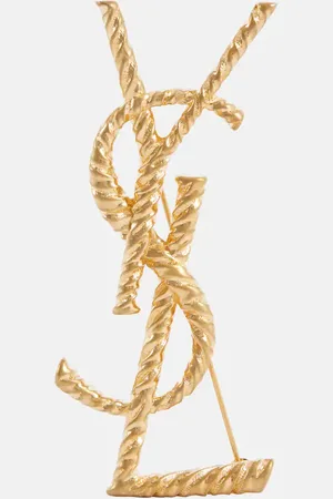 Saint Laurent Monogram brooch