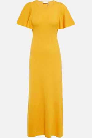 Chloé ChloÃ© Ribbed-knit wool midi dress