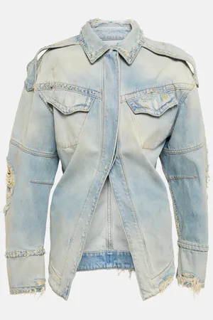 The Attico Distressed denim jacket