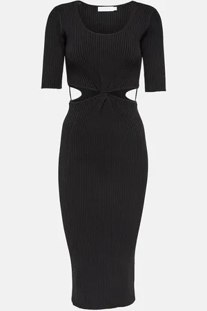Simkhai Colette ribbed-knit cutout dress