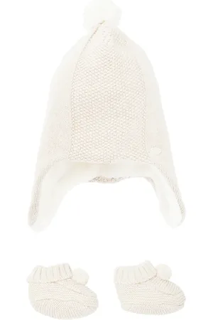 Tartine Et Chocolat Baby beanie and slippers set