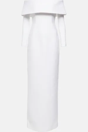 EMILIA WICKSTEAD Stephania off-shoulder crÃªpe maxi dress