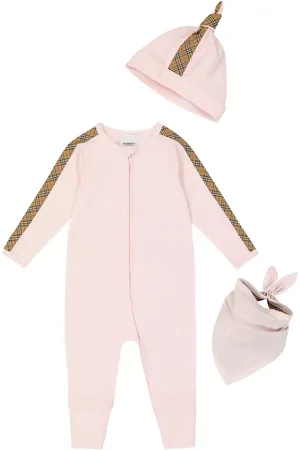 Burberry Baby Burberry Check cotton-blend set