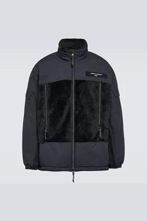 Comme des Garçons Comme des GarÃ§ons Homme Paneled faux shearling jacket