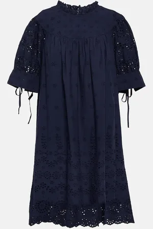 Ralph Lauren Broderie anglaise cotton minidress