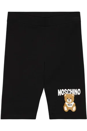Moschino Printed cotton jersey biker shorts