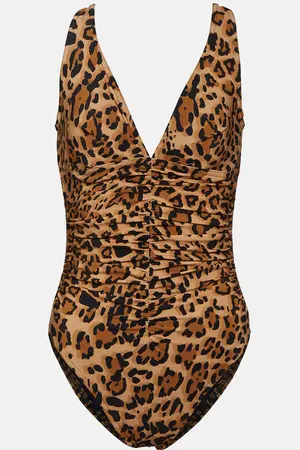 Karla Colletto Printed V-neck swimsuit