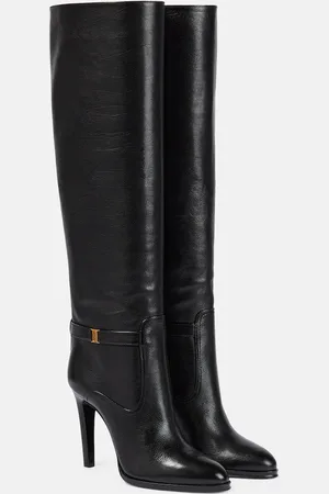 Saint Laurent Diane 105 leather knee-high boots