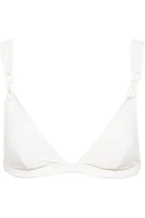 Stella McCartney Falabella chain-strap triangle bikini top