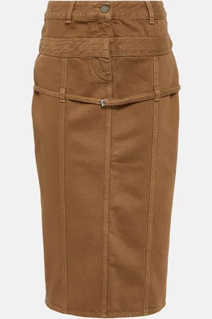 Jacquemus La jupe de NÃ®mes denim midi skirt
