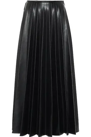 Peter Do High-rise faux leather skirt